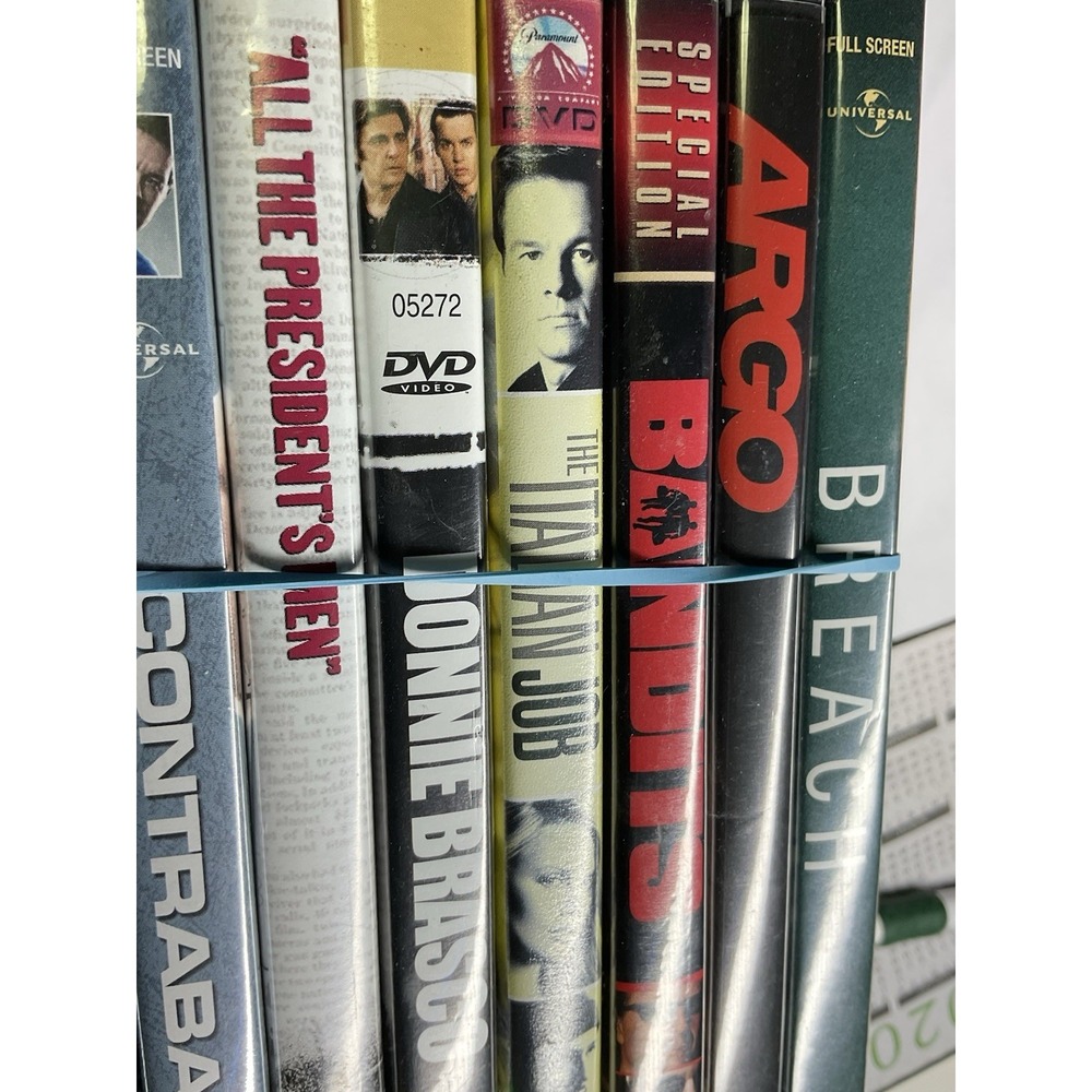 DVDs Lot Action Breach Bandits Argo Donnie Brasso Contraband Universal Soldier